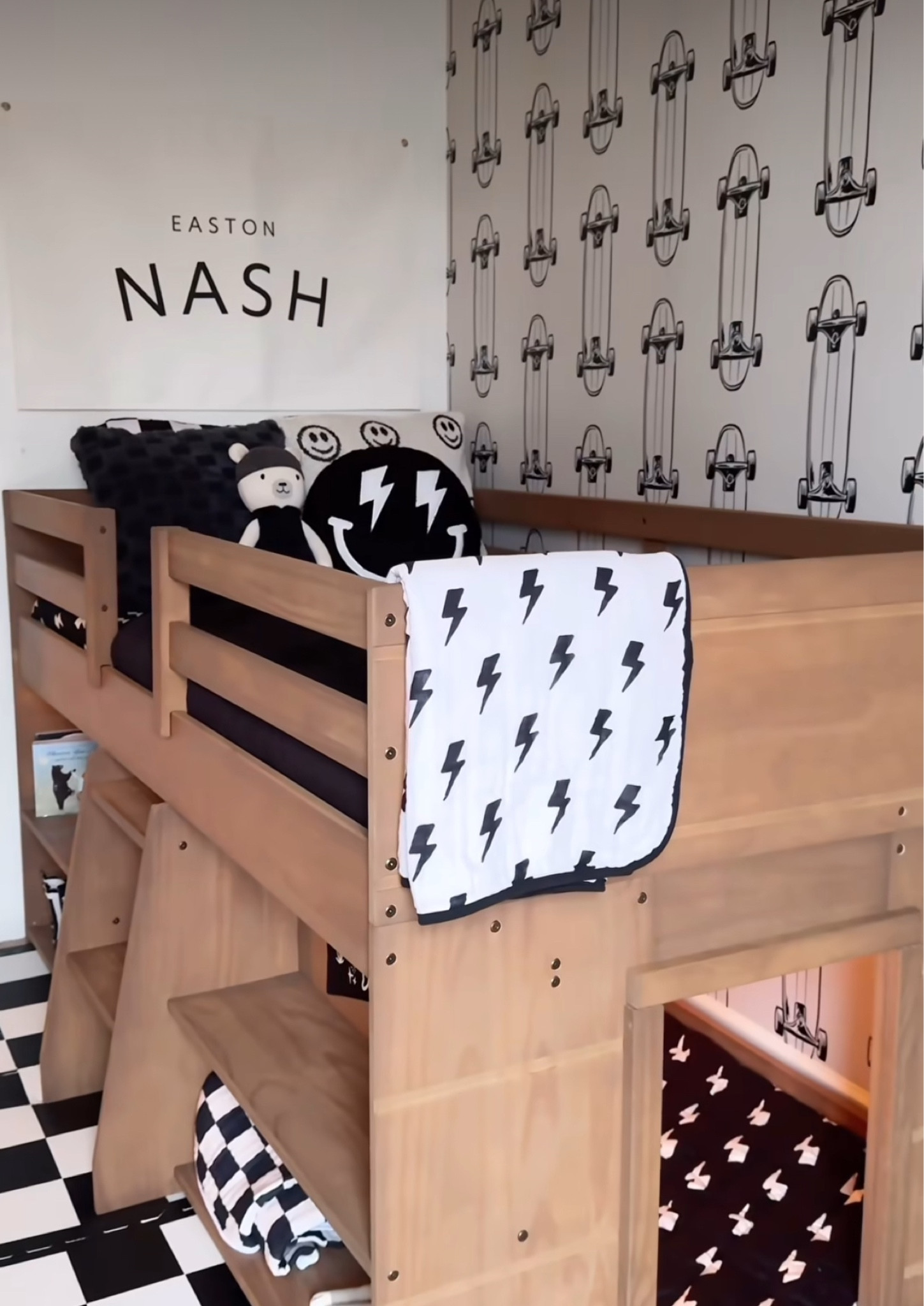 So many of you loved this bed from the recent wallpaper post our girl Emily made and this exact one is sold out in this color so I wanted to link the very similar option also from the same company. We’re thinking Jett needs it 😍 Wallpaper is our new young + rad collection with WallBlush

#LTKHome #LTKKids