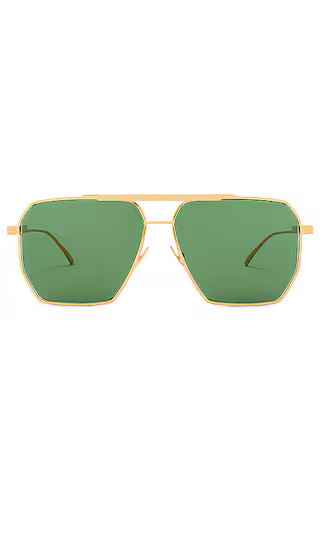 Angular Pilot in Shiny Gold & Green | Revolve Clothing (Global)