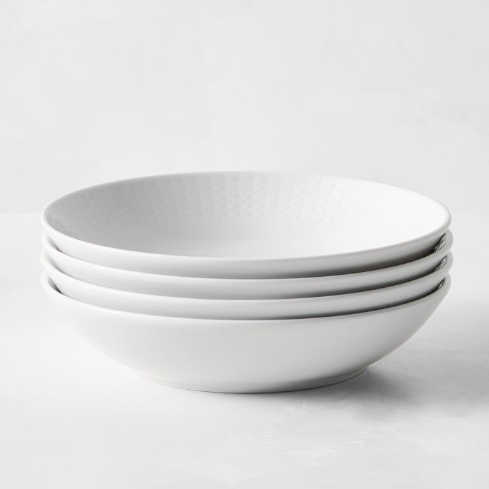 Pillivuyt Perle Porcelain Pasta Bowls | Williams-Sonoma