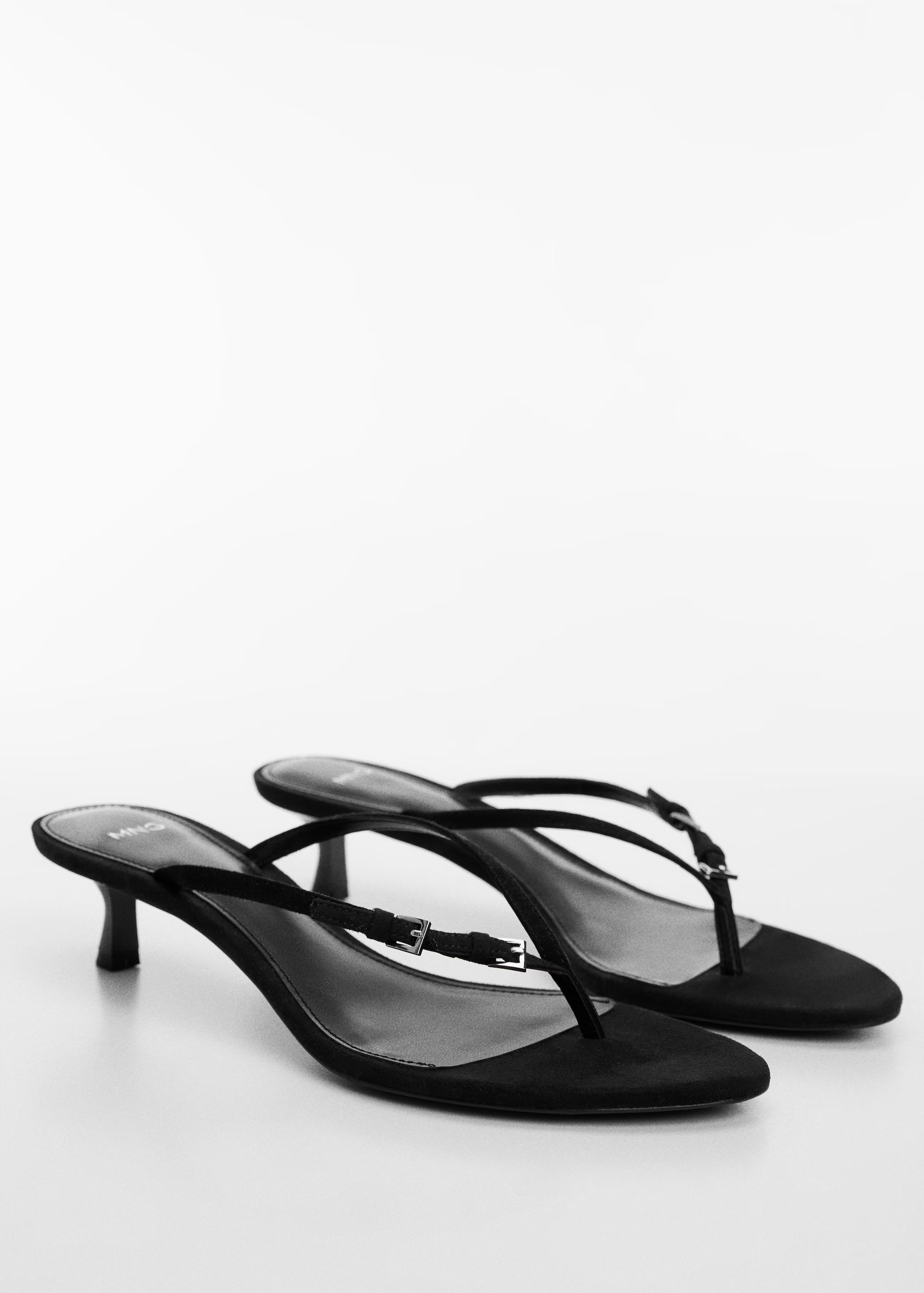Heeled sandal with buckle detail | MANGO (US)