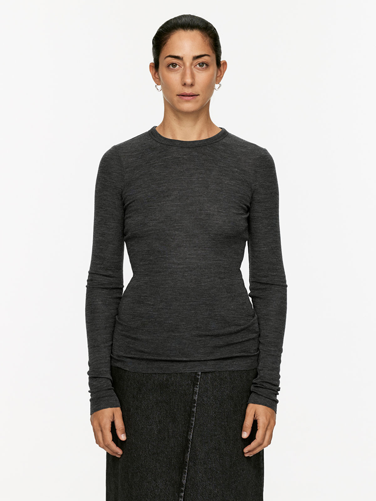 Long-Sleeved Merino Top | ARKET (US&UK)