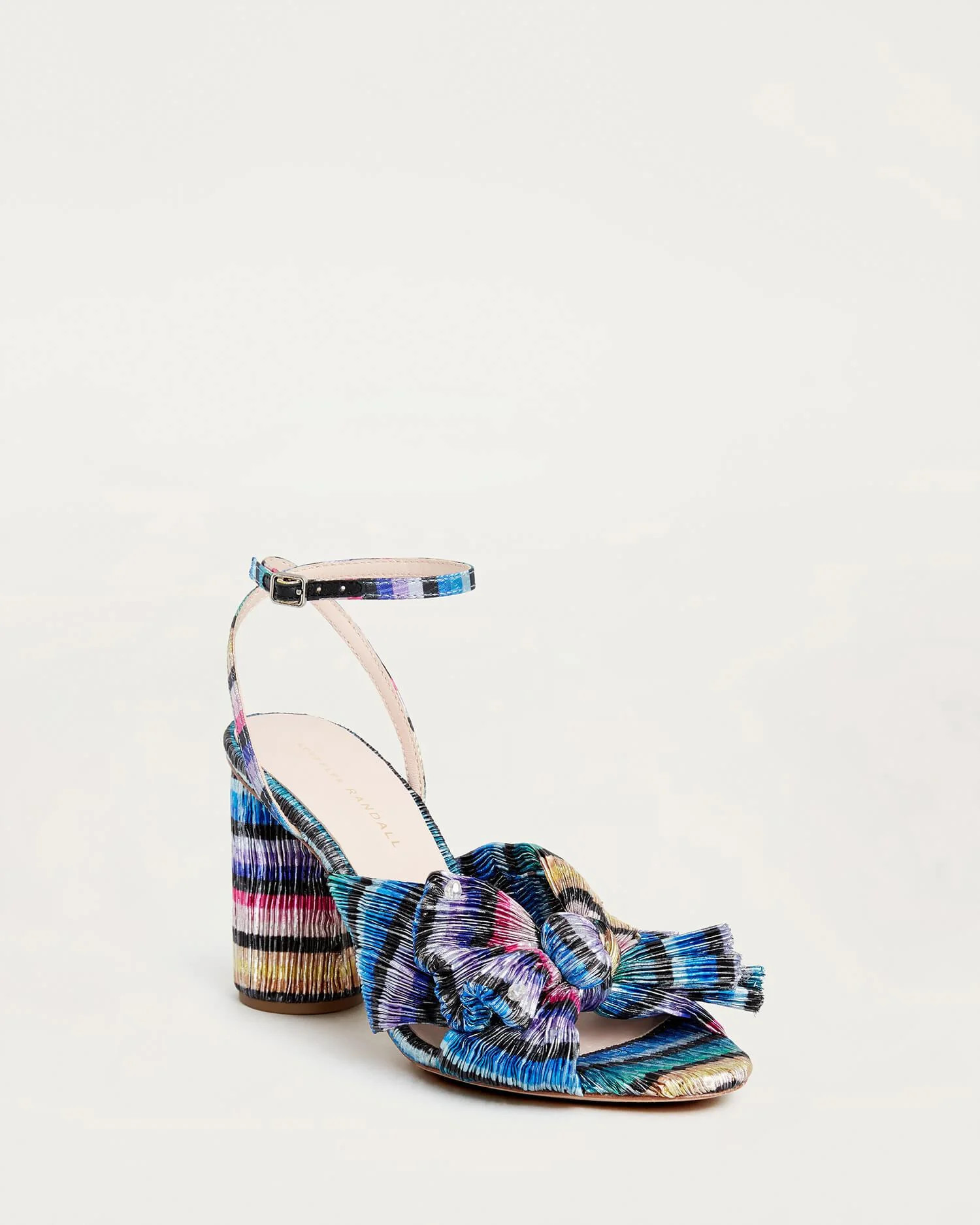 Camellia Knot Mule With Ankle Strap | Loeffler Randall