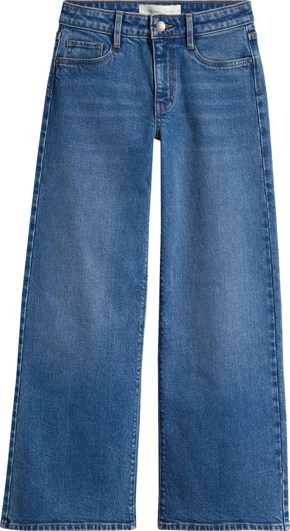 Treasure & Bond Kids' Stretch Denim Wide Leg Jeans | Nordstrom | Nordstrom