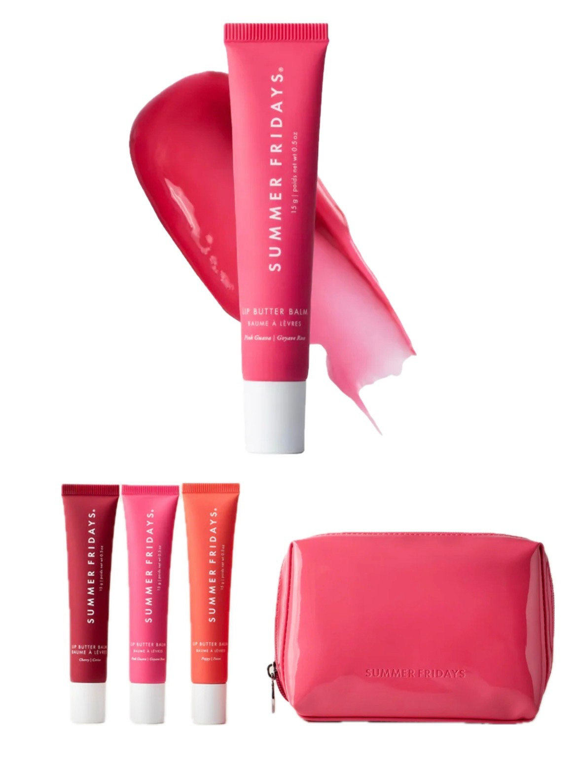 ALERT! 👄 ✨💖
Everyone’s fave, Summer Fridays Lip Butter, NOW OUT with a bright pink (Pink Guava)! 💖💖💖 (and a cute gift set option or individual pink pouch too!)



#LTKFindsUnder50 #LTKSummerEdit #LTKBeauty