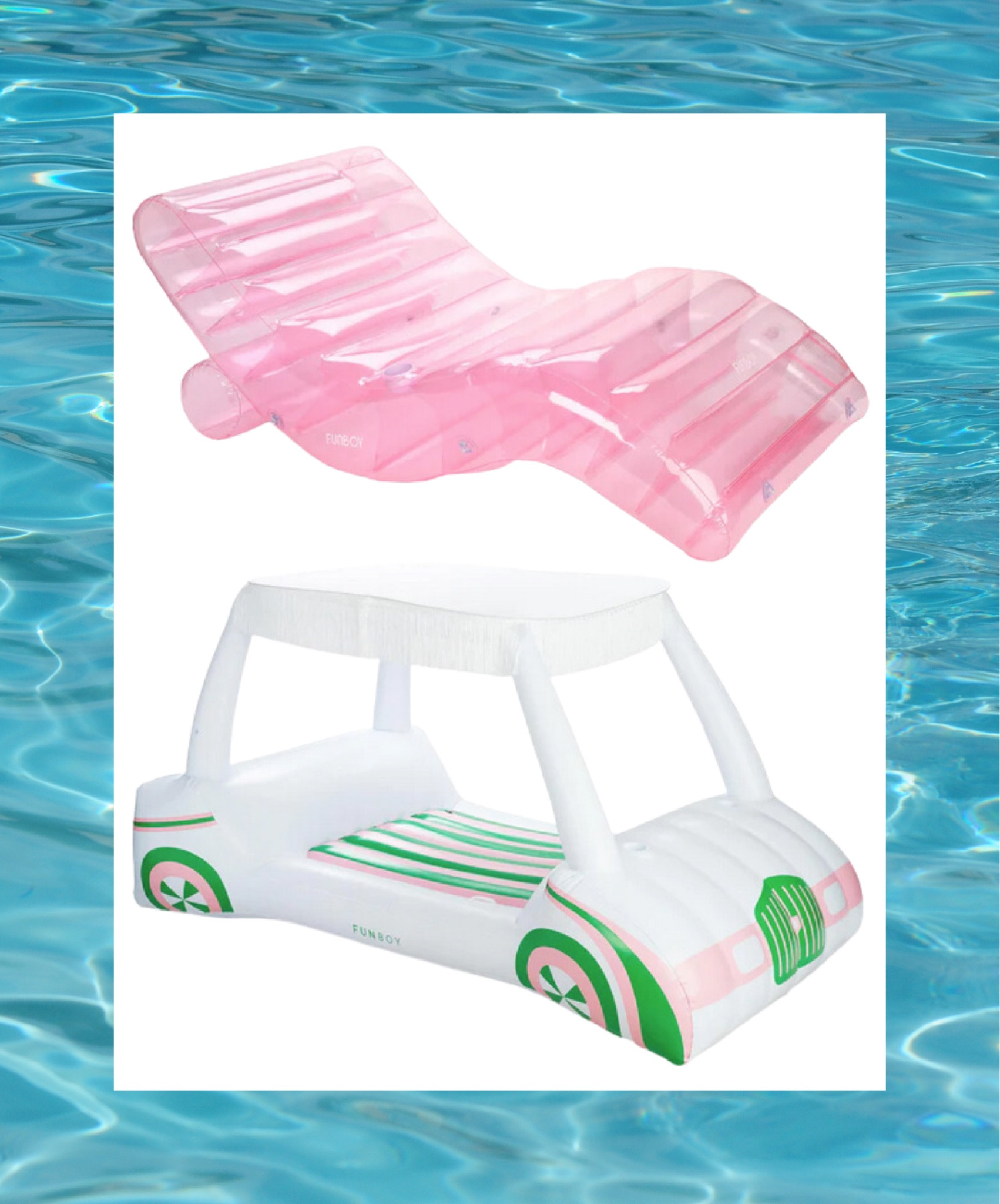 Check out these pool floats at FunBoy

Pool floaties, fun boy, summer, activities, pool, beach, resort, vacation, Europe, south, Mexico 

#LTKhome #LTKfamily #LTKkids