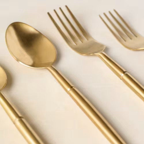 Antique Gold Flatware (Set of 5) | Magnolia