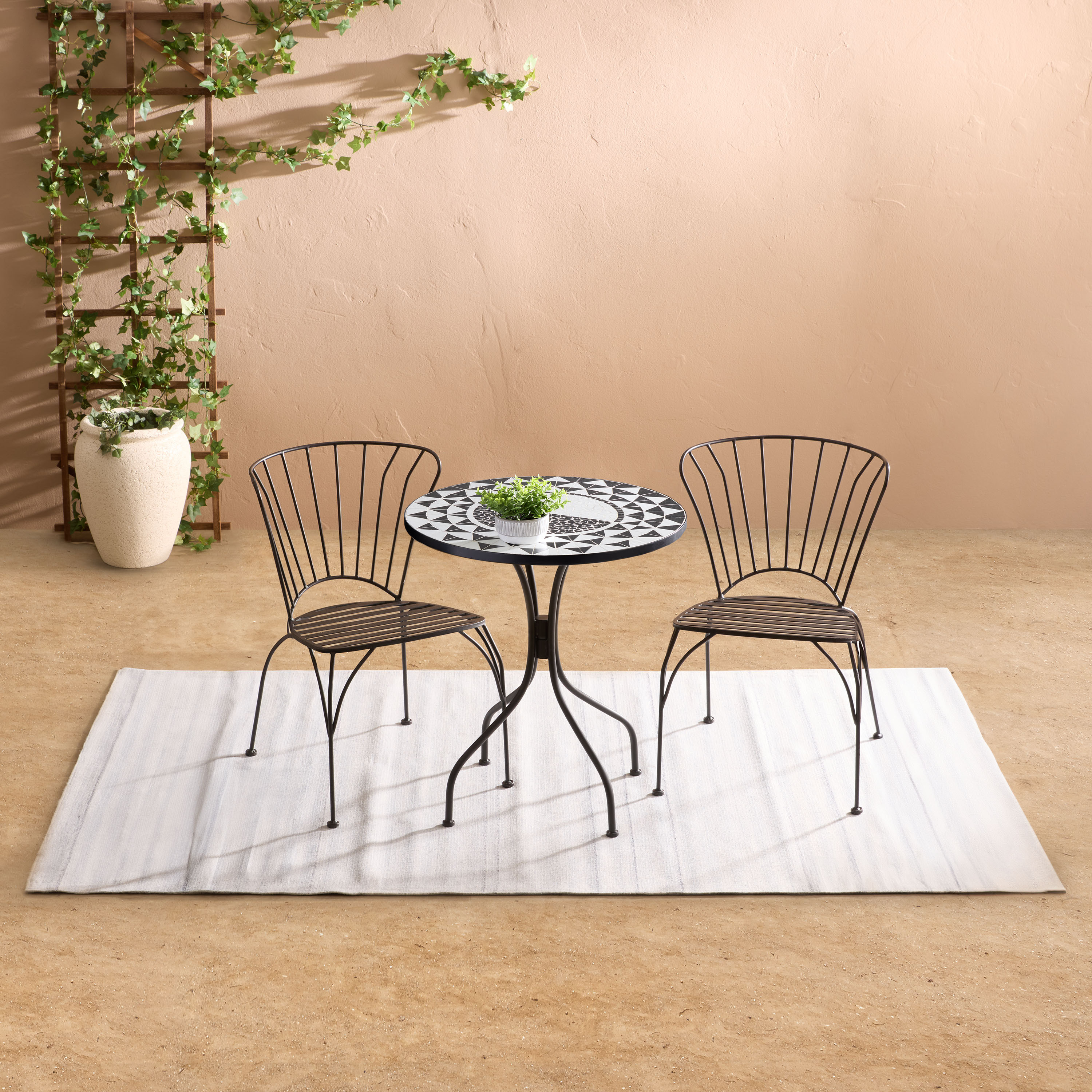 Cadiz Bistro 3 Piece Outdoor Dining Set | World Market