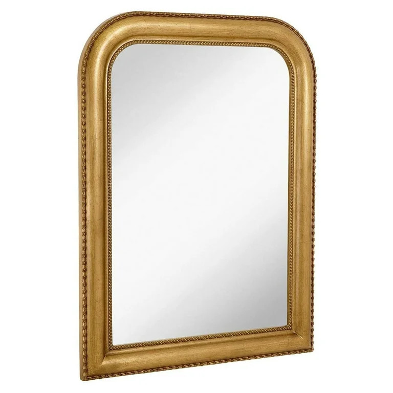 Hamilton Hills Gold Ornate Mirror - Metal Framed 30x40 inch Antique Brass Mirror - Decorative Sca... | Walmart (US)