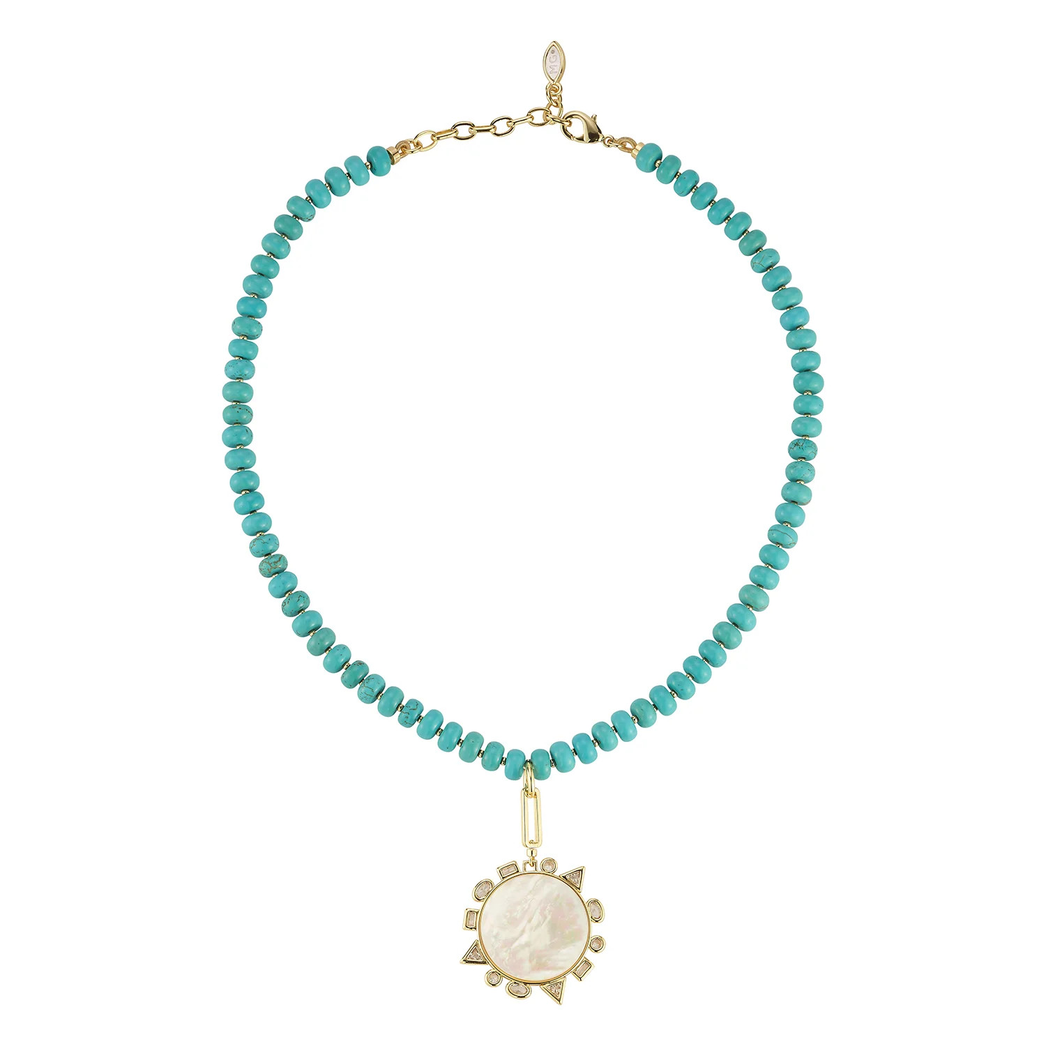 Semi Precious Turquoise Odyssey Necklace | Mignonne Gavigan