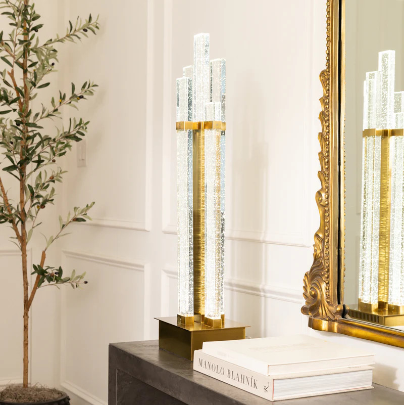 Crystal Uplight Lamp | Modern Locke