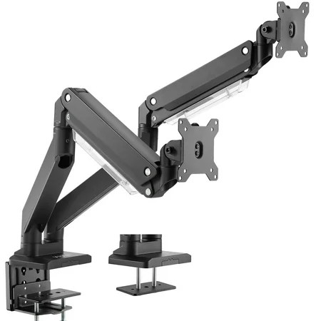VIVO Dual Monitor Counterbalance Height Adjustable Arms Desk Mount Stand Fits Screens up to 32"" (ST | Walmart (US)