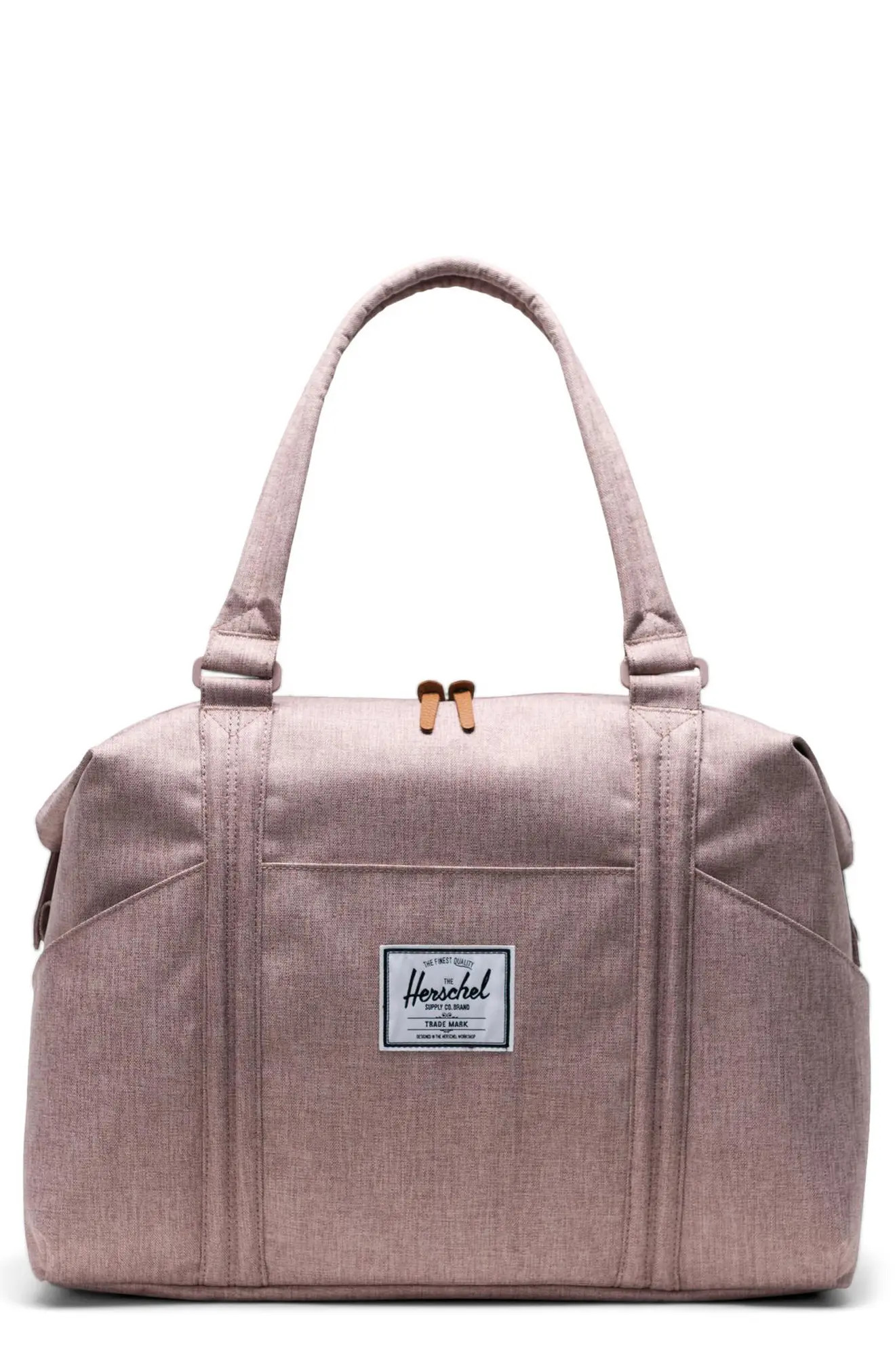Herschel Supply Co. Strand Duffle Bag in Ash Rose Crosshatch at Nordstrom, Size No Size | Nordstrom
