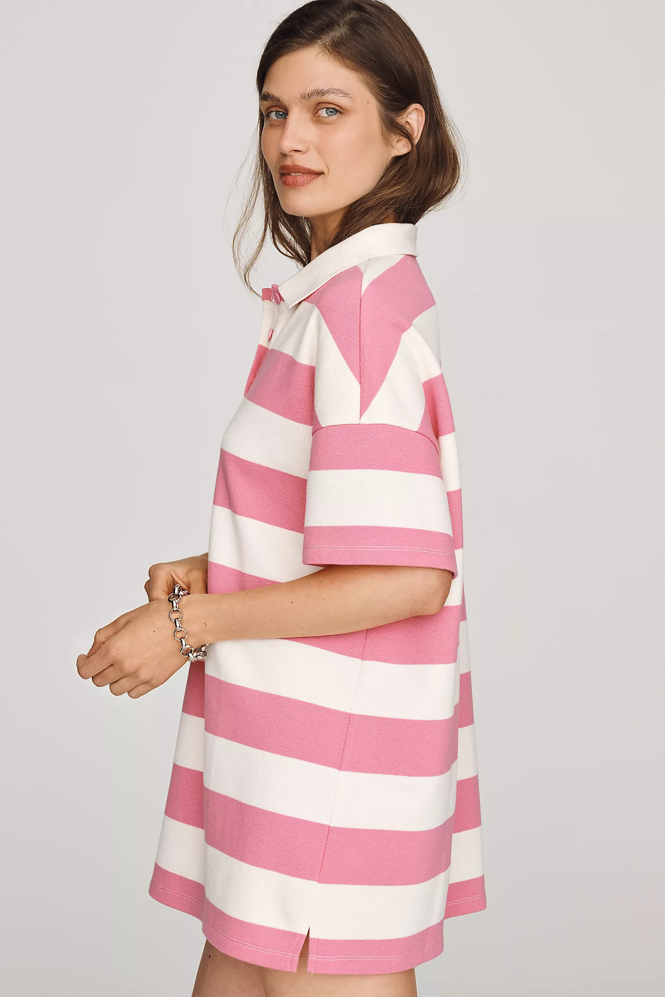 Elevator Disco Sunday Polo Mini Dress | Anthropologie (US)