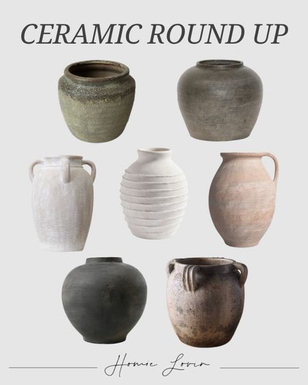 Ceramic Round Up! Amazing prices on these!

home decor, interior design, vase, ceramics #Arhaus #Afloral #Amazon #Wayfair #Walmart #PotteryBarn

Follow my shop @homielovin on the @shop.LTK app to shop this post and get my exclusive app-only content!

#LTKSeasonal #LTKHome #LTKSaleAlert