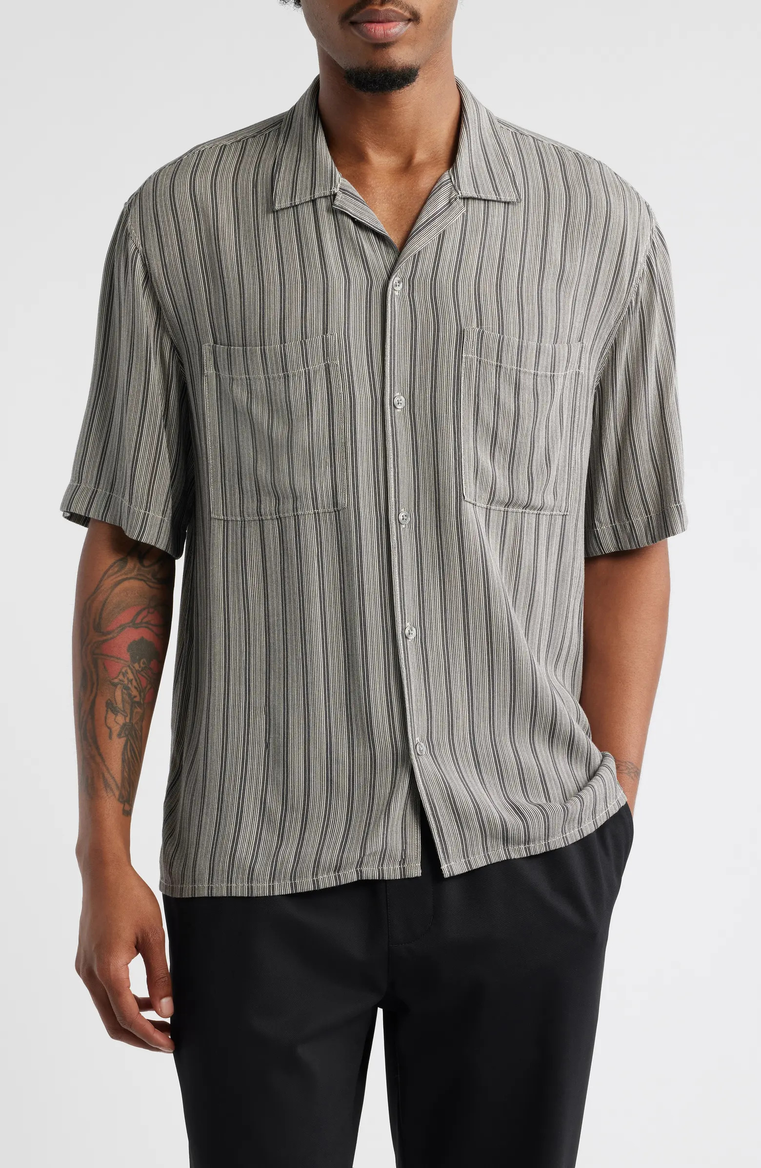 Stripe Camp Shirt | Nordstrom
