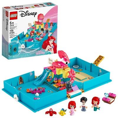 LEGO Disney Ariel's Storybook Adventures Princess Mermaid Building Playset 43176 | Target