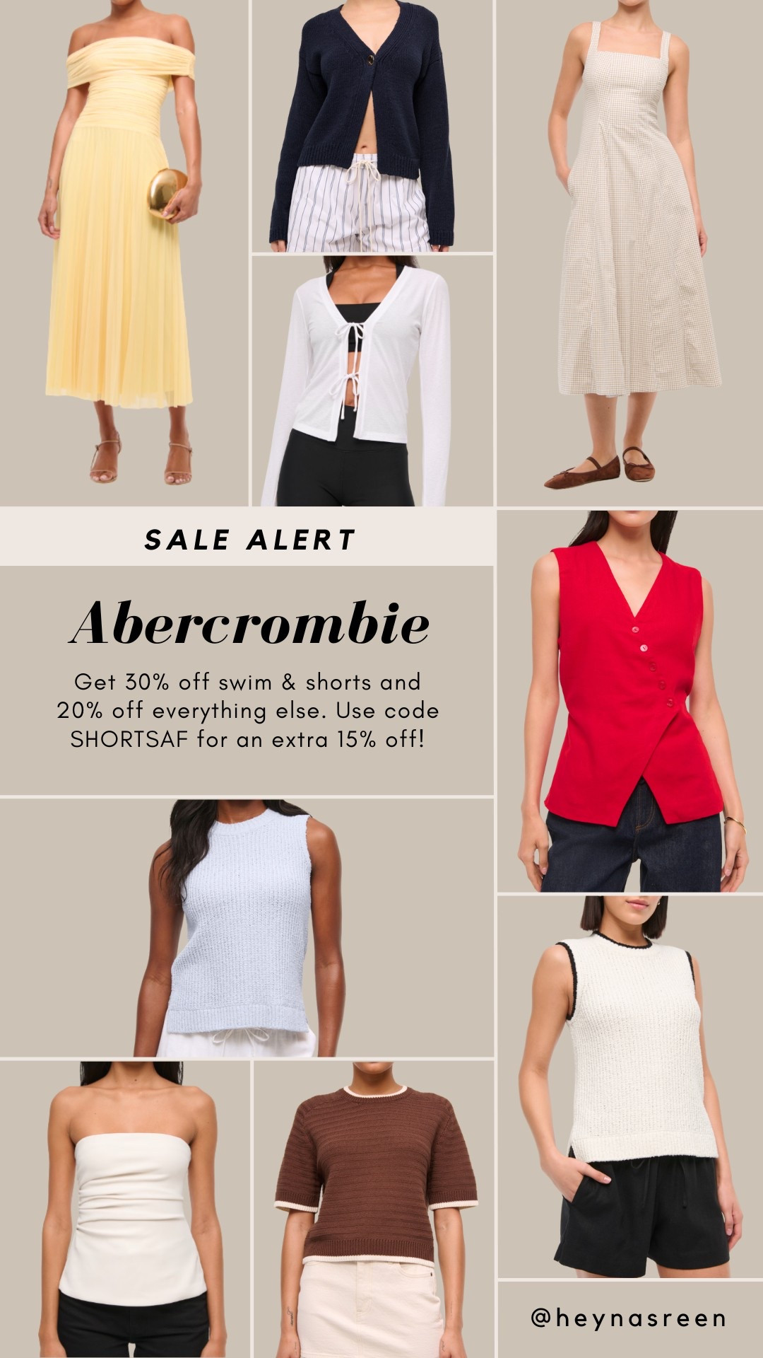 Abercrombie new arrivals are on sale for 20% off! Such a great deal - linking my favorite spring finds here.

#LTKStyleTip #LTKSaleAlert #LTKFindsUnder50