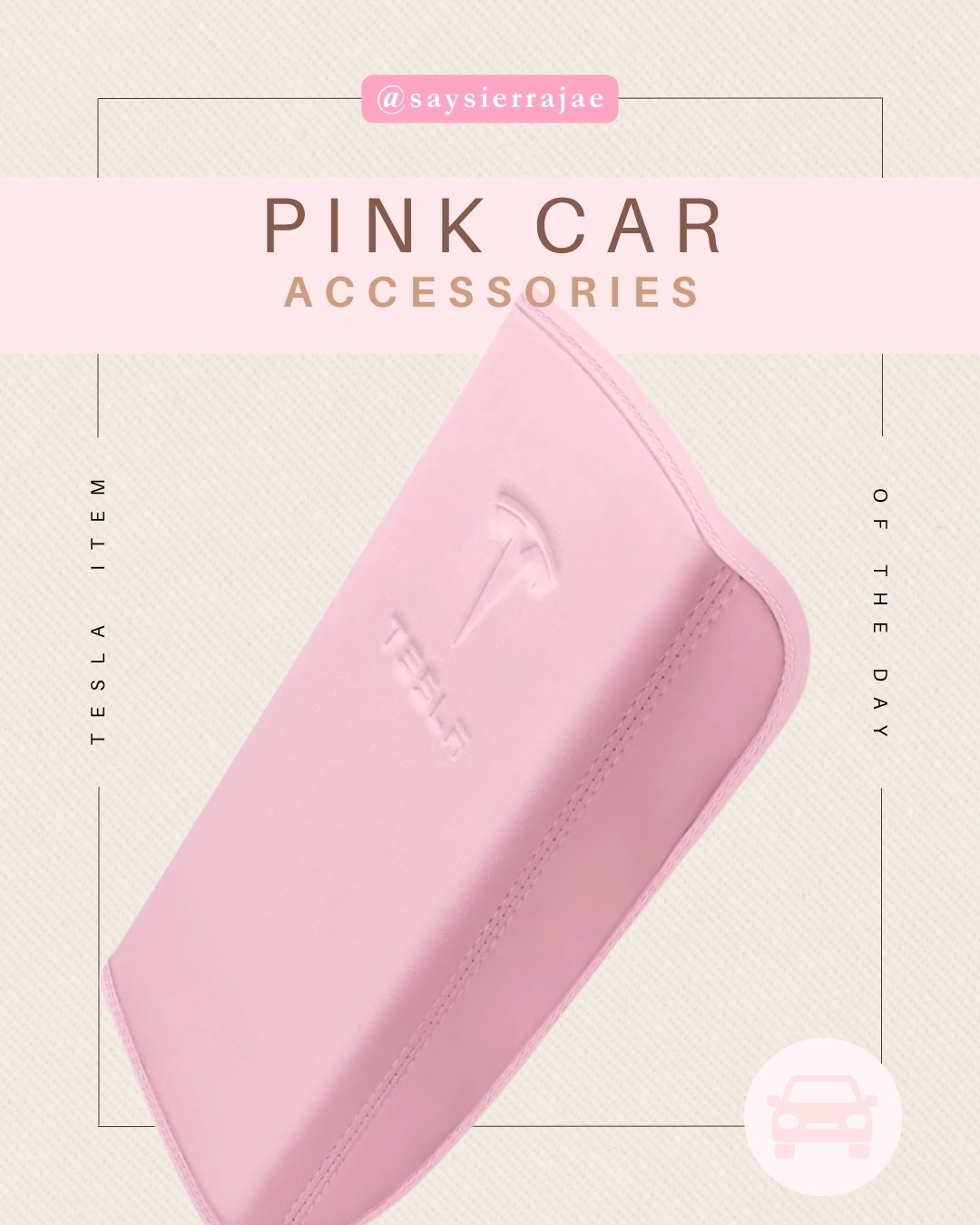 This pink leather armrest cover is one of my favorite adds to the Tesla interior!  

 #LTKdayinmylife #LTKvlog #LTKTravel
