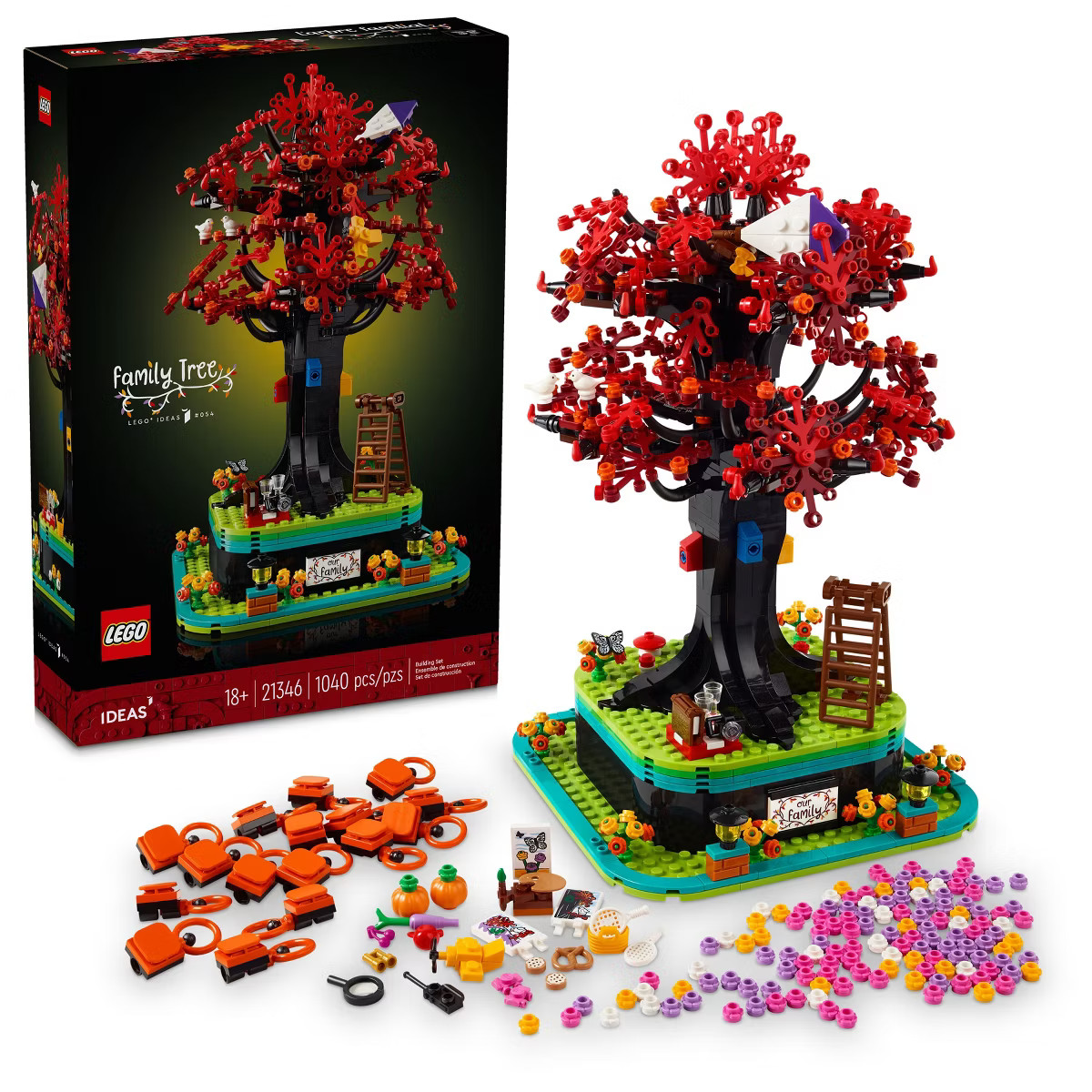 LEGO Ideas Family Tree Home Décor Building Set - Christmas Gift Ideas - 21346 | Target