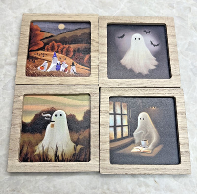 TARGET Bullseye Playground Halloween Ghost Picture Magnet 4pc Halloween 2026 NEW | eBay | eBay US