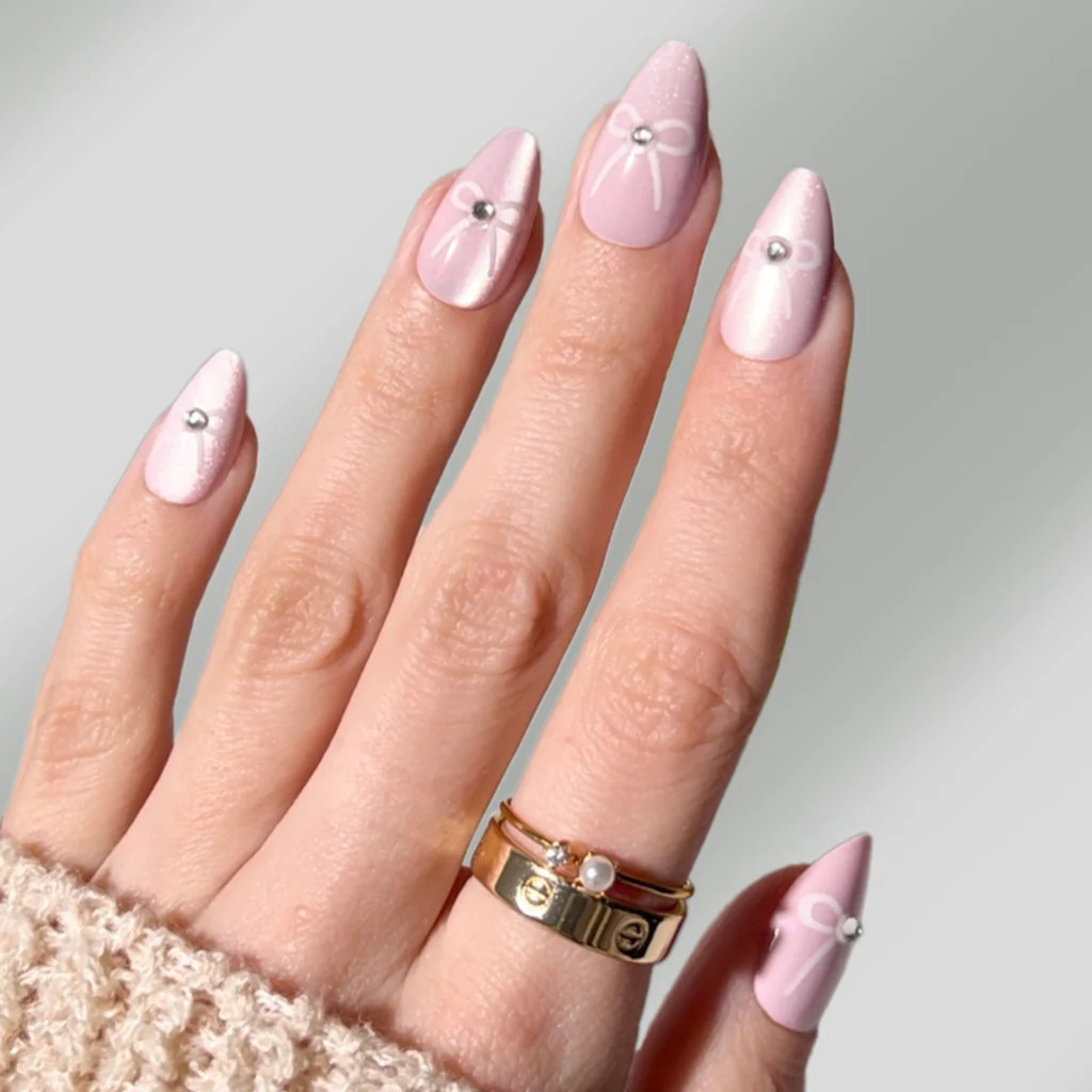 Pink Coquette Press-on Nails | PaintLab