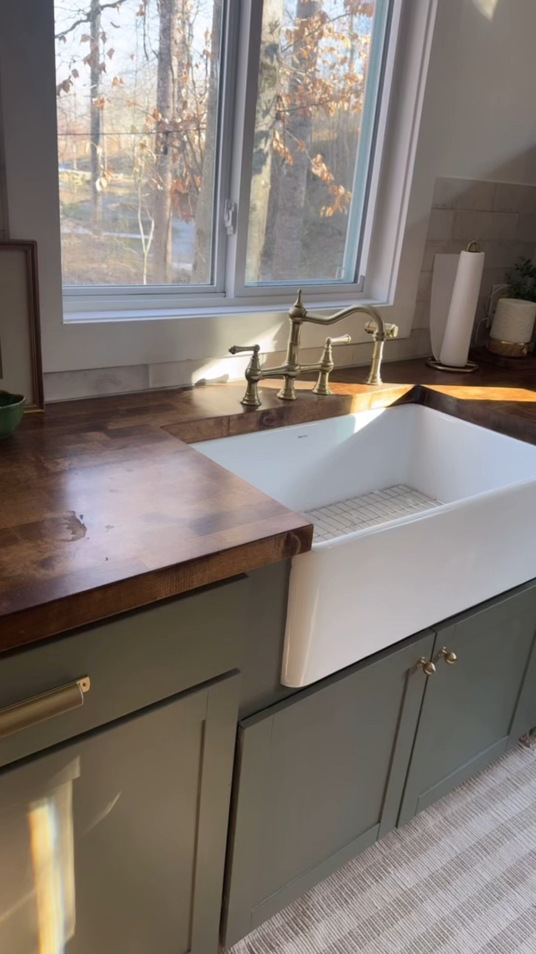Add a new hardware to our pond house cabinets, and I love how they match our faucet from @Lowe’s so well. I’ve linked all of the products we’ve used in this pond house kitchenette.

#LTKHome