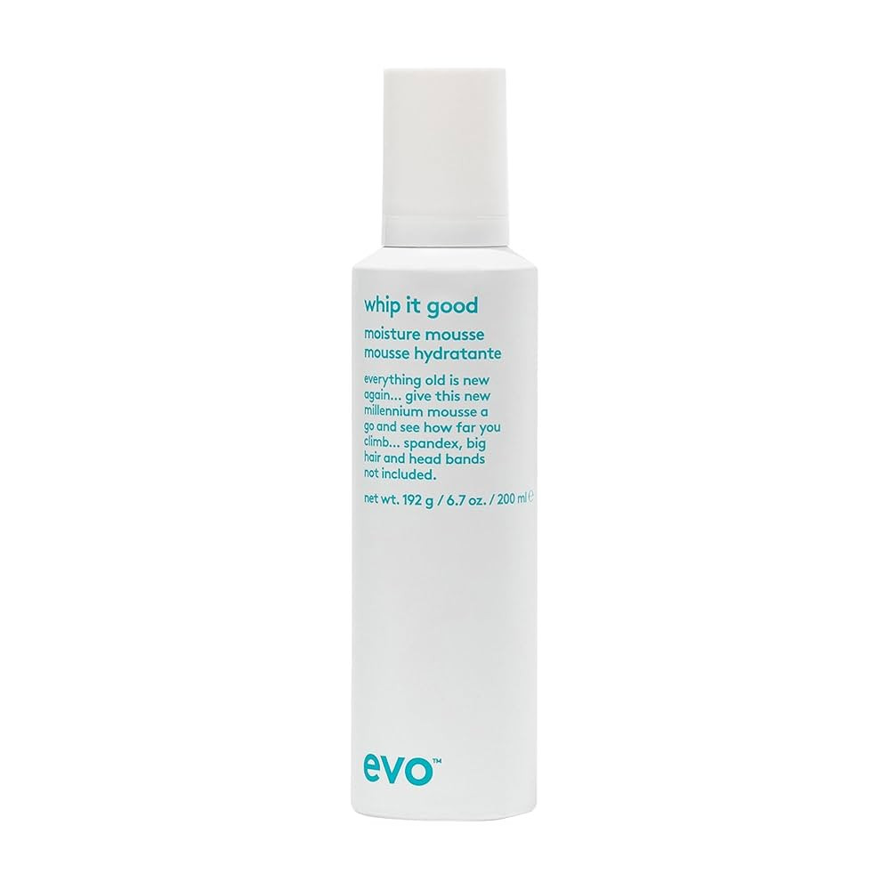 EVO Whip It Good Moisture Mousse - Hair Styling Mousse - Lightweight, Light Hold, Adds Moisture, ... | Amazon (US)