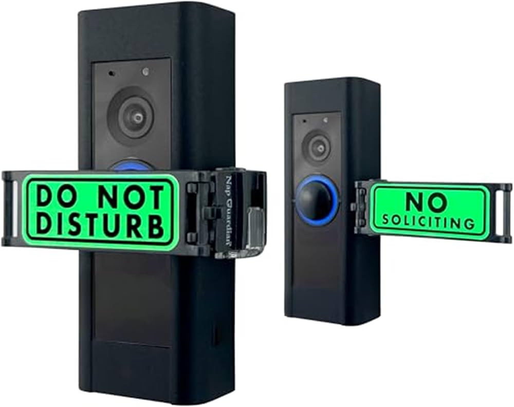 The Original - Invented in USA - Universal Fitting Doorbell Cover that Rotates from DO NOT DISTUR... | Amazon (US)