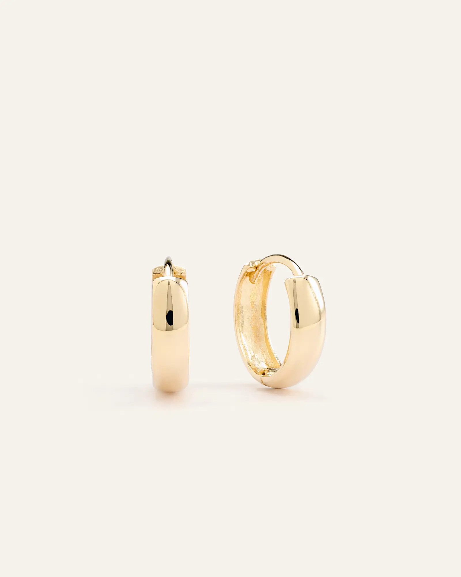 14K Gold 12mm Bold Hoops in Yellow Gold | Quince