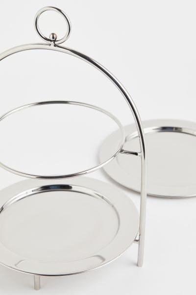 Metal Cake Stand - Silver-colored - Home All | H&M US | H&M (US + CA)