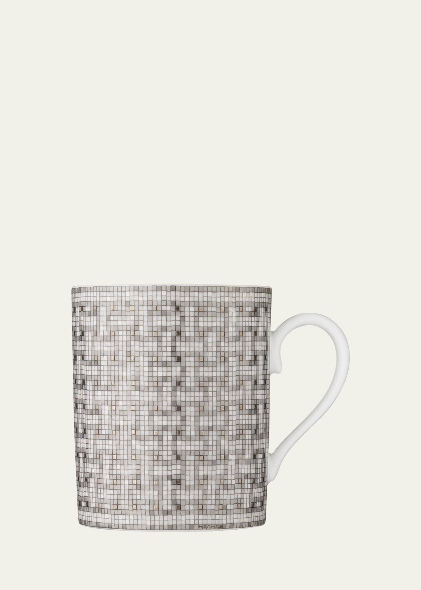 Hermes Mosaique Au 24 Platinum Mug | Bergdorf Goodman