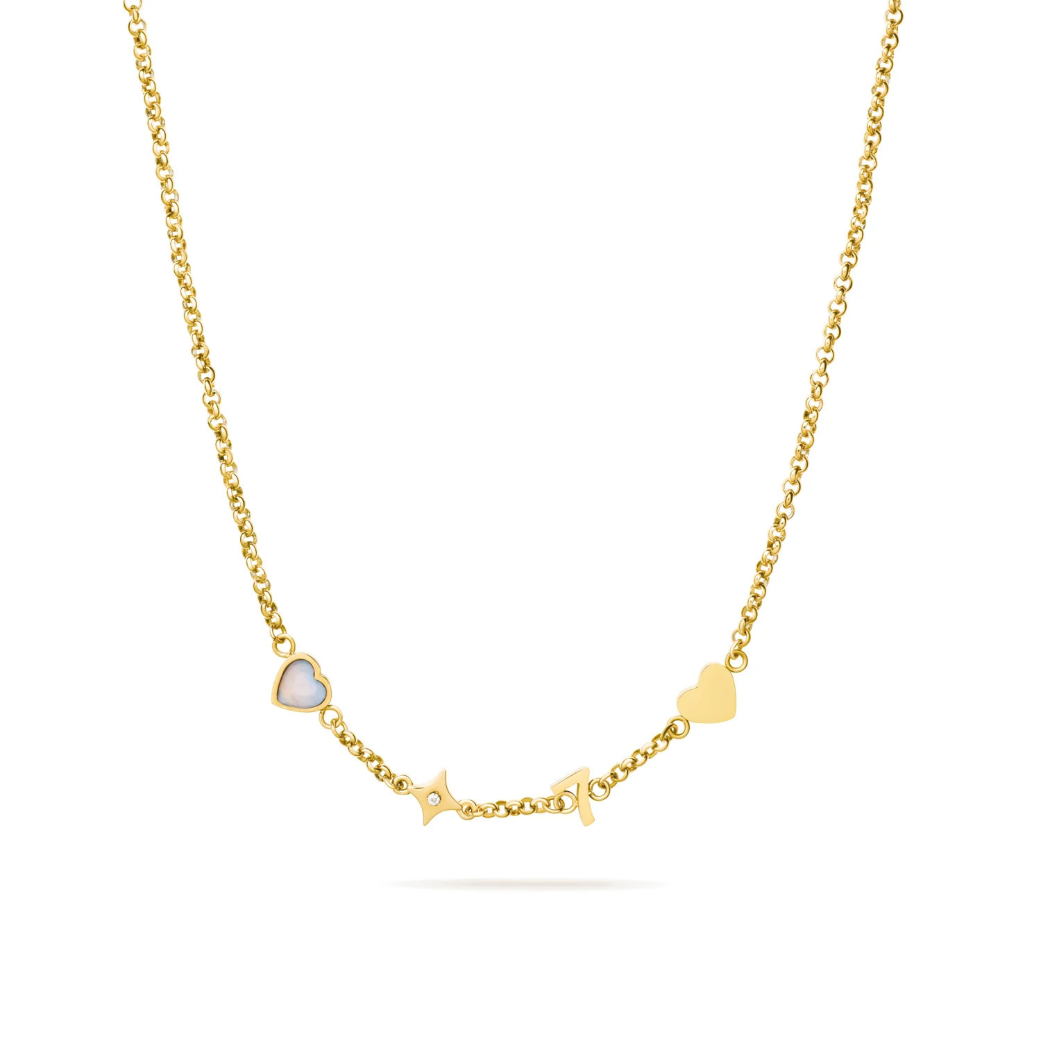 Fixed Charm Necklace (Gold) | Abbott Lyon