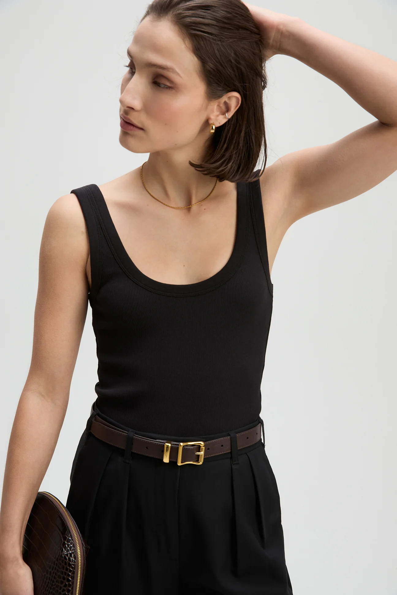 The Scoop It Up Tank in Black | Sold Out NYC