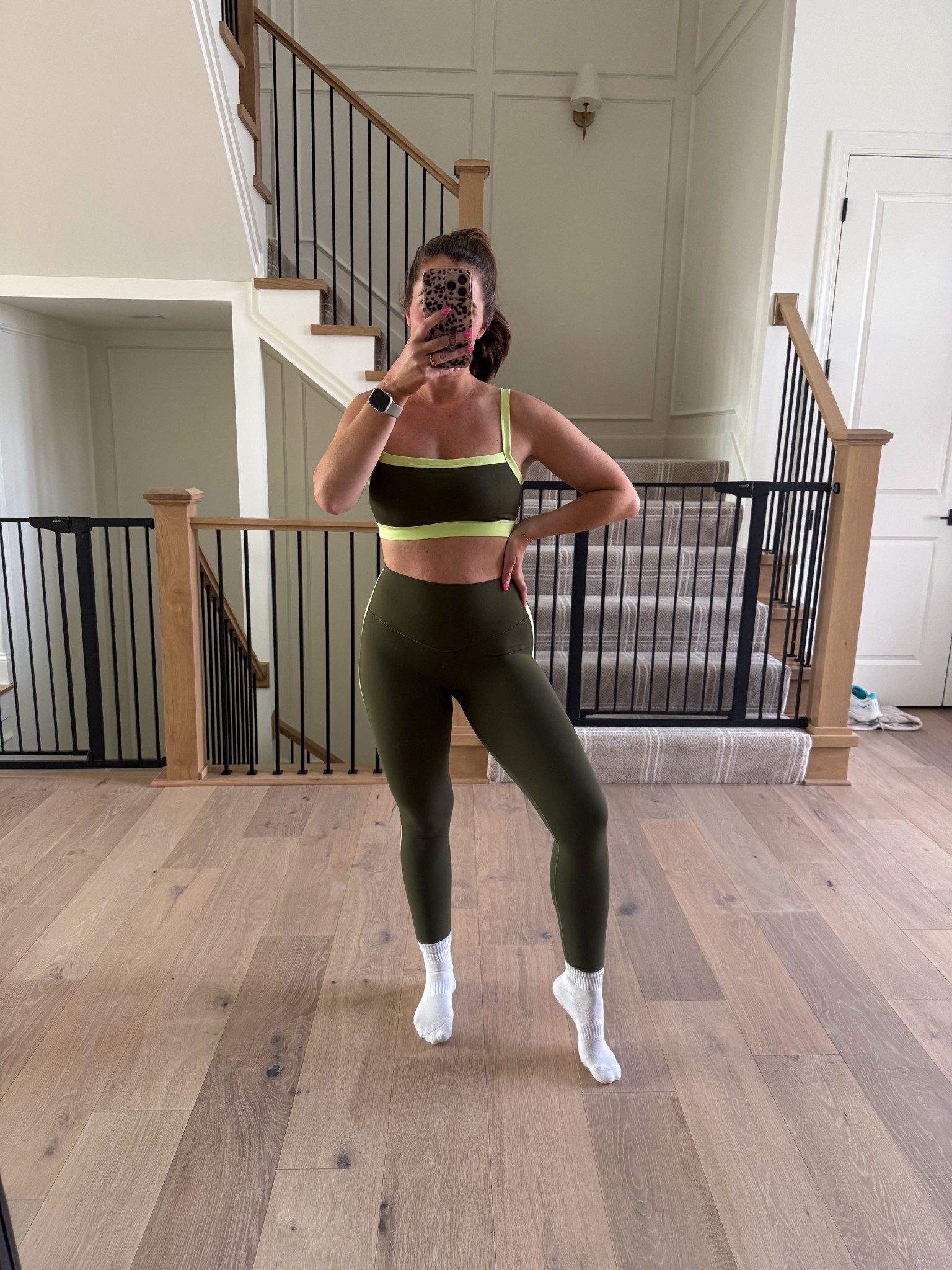 love this matching workout set! Comes in other colors. I am in a medium in both top & bottoms. 

#LTKActive #LTKmorningroutine #LTKfitnessgoals