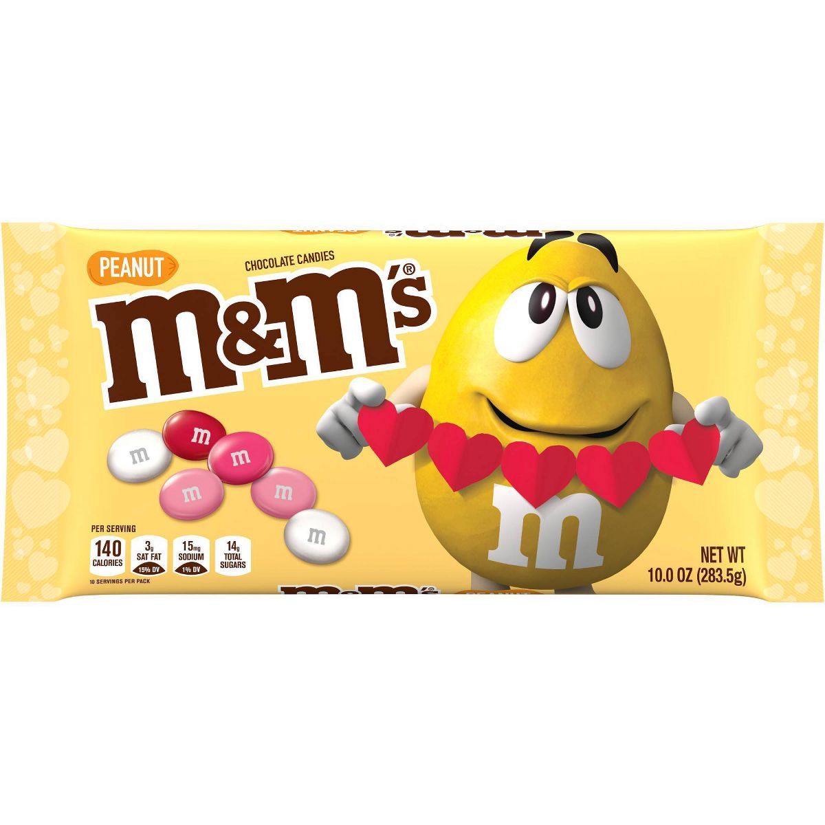 M&M's Valentine's Peanut Chocolates - 10.0oz | Target