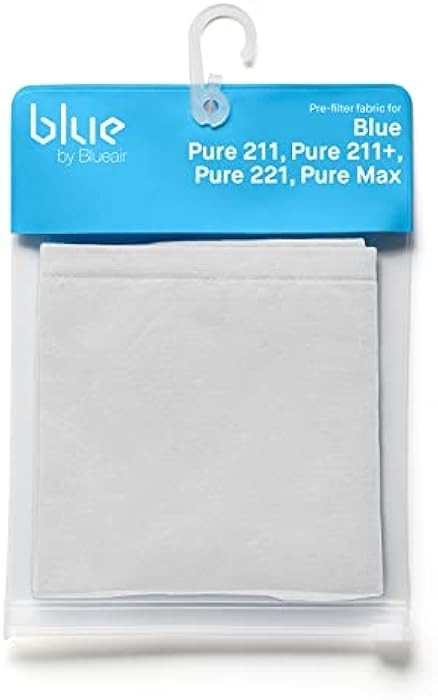 BLUEAIR Blue Pure 211+ Light Gray Pre-Filter, Washable Fabric Traps Pollen, Pet Hair & Dust, Lunar R | Amazon (US)