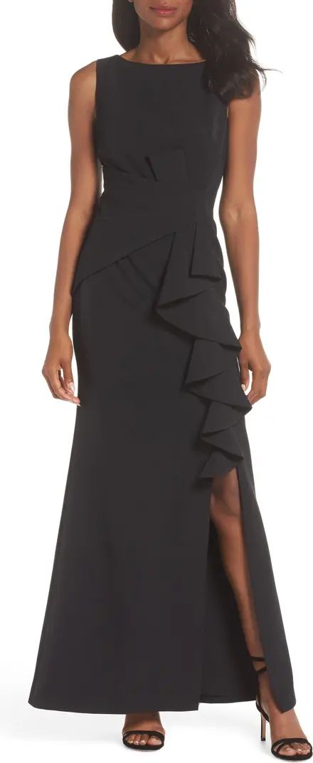 Eliza J Ruffle Front Gown | Nordstrom | Nordstrom