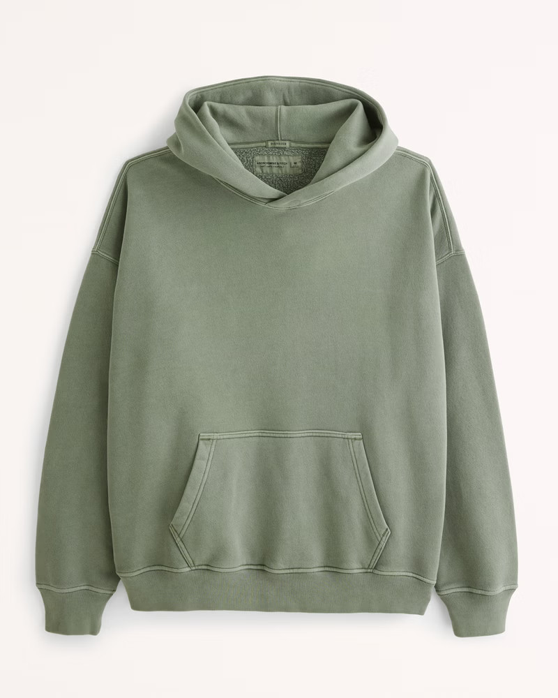 Men's Essential Popover Hoodie | Men's Tops | Abercrombie.com | Abercrombie & Fitch (US)