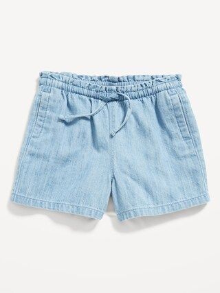 Chambray Pull-On Shorts for Toddler Girls | Old Navy (US)