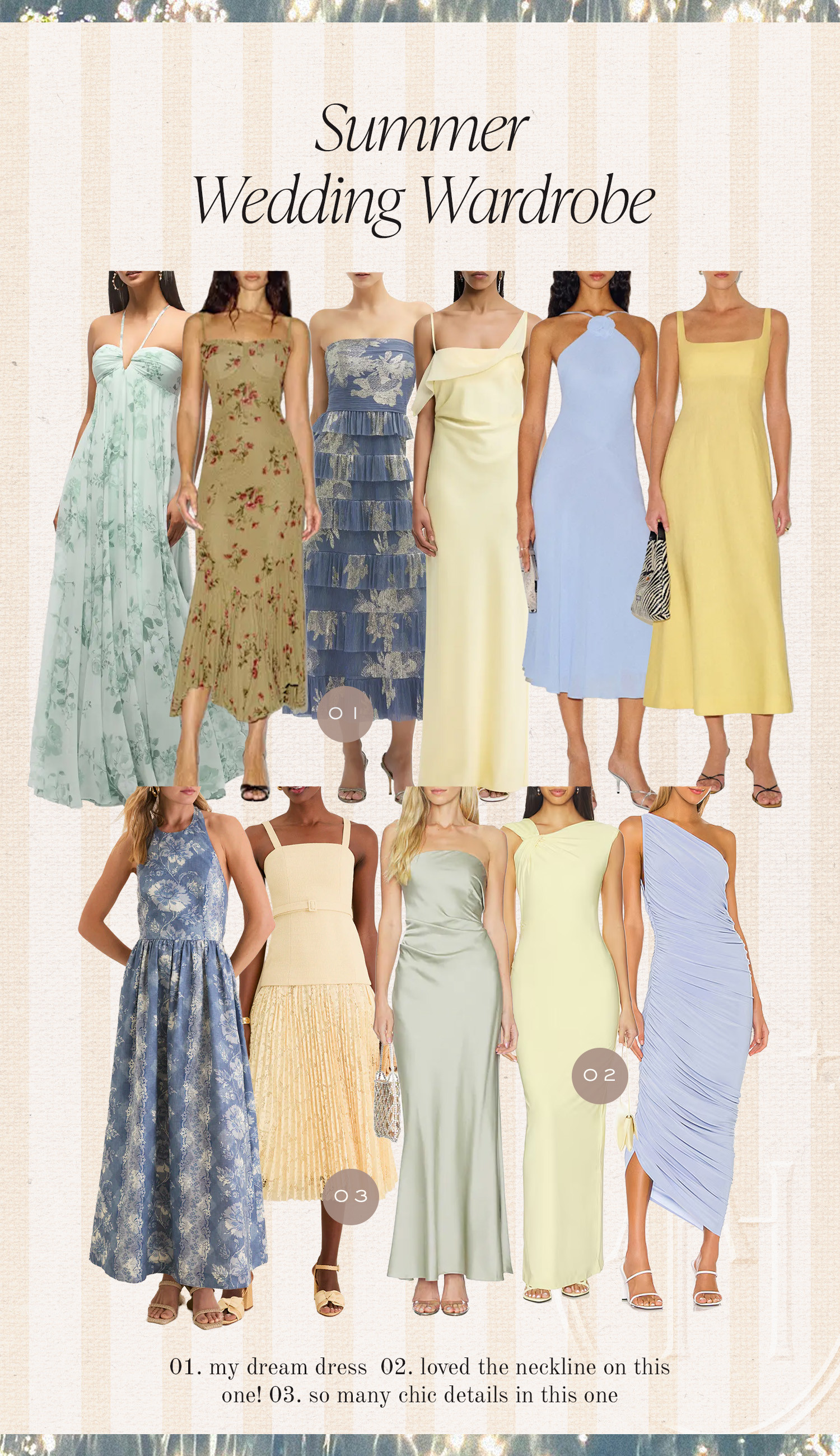Wedding season is here, consider this your mood board of all things pleated, ruffle, satin and chiffon.

#LTKwedding