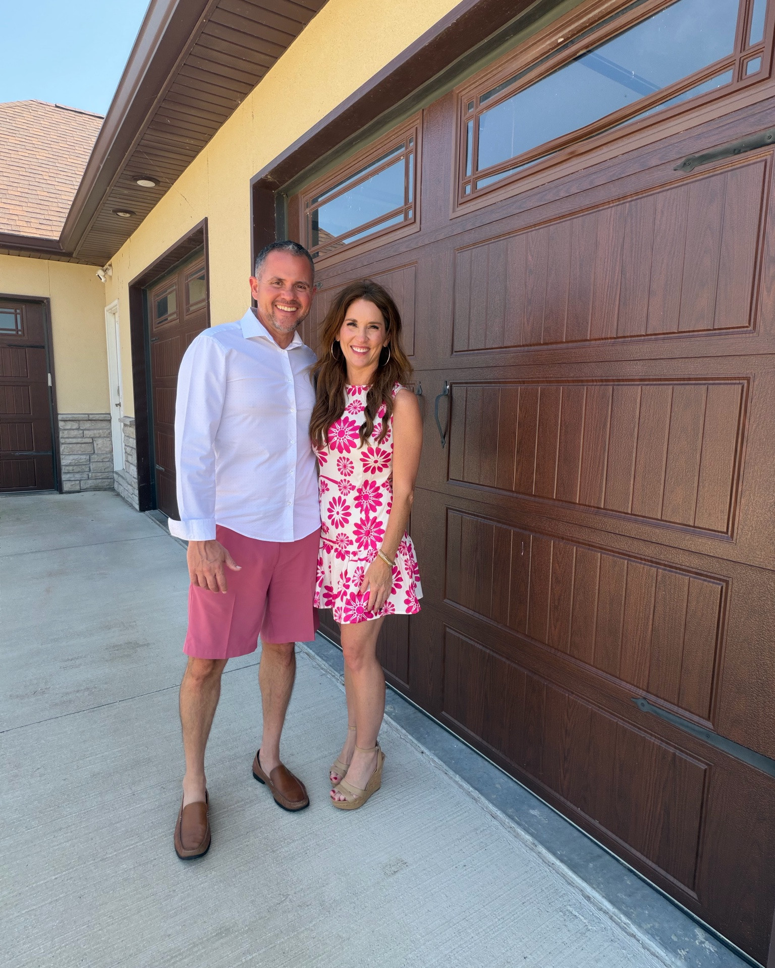 His & hers date-day style 💕🌸
Apparently we understood the assignment 😂 Coordinating without trying to coordinate! Loving this pink floral mini for these last warm-weather days — flattering, feminine & so easy to dress up or down. Linking my whole look + his coordinating finds! 💗

#LTKStyle #DateDayLook #CouplesStyle #PinkOutfit #FloralDress #PetiteStyle #DateNightStyle #LTKFinds

#LTKOver40 #LTKPetite #LTKootd