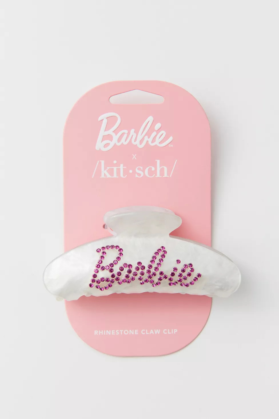 KITSCH X Barbie Rhinestone Claw Clip | Urban Outfitters (US and RoW)