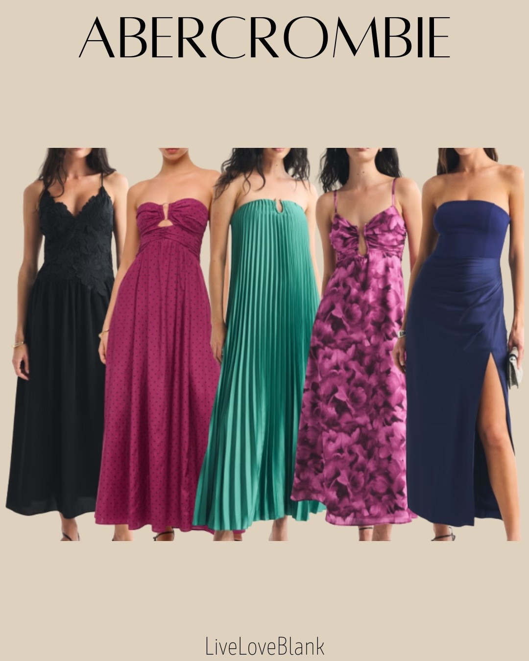 Abercrombie dresses
Wedding guest dresses
Special event dresses 
@abercrombie 

#LTKWedding #LTKSeasonal #LTKOver40