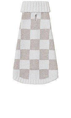 Barefoot Dreams CozyCotton Checkerboard Pet Sweater in Oatmeal & Cream from Revolve.com | Revolve Clothing (Global)