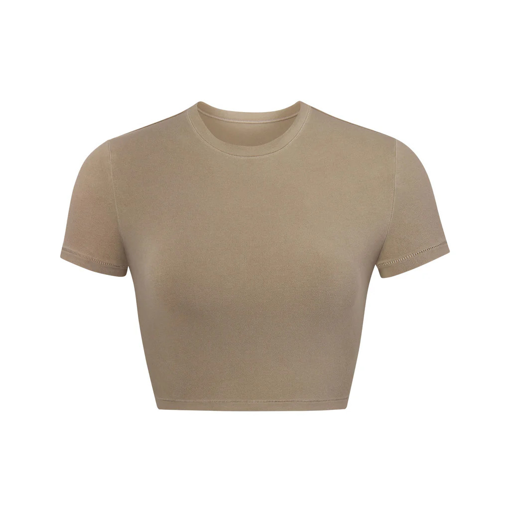 NEW VINTAGE SUPER CROPPED T-SHIRT | SKIMS (US)
