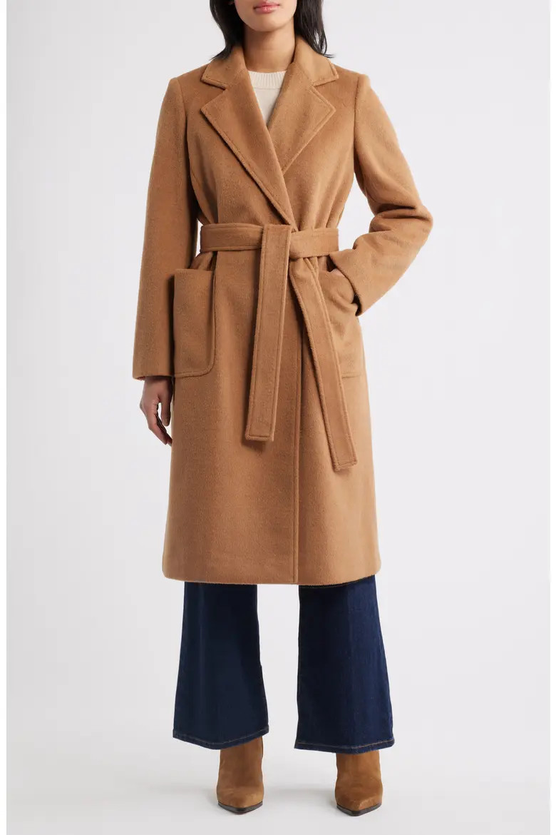Sam Edelman Longline Wrap Coat (Women) | Nordstrom | Nordstrom