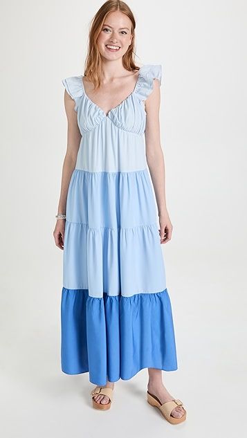 Colorblock Maxi Dress | Shopbop