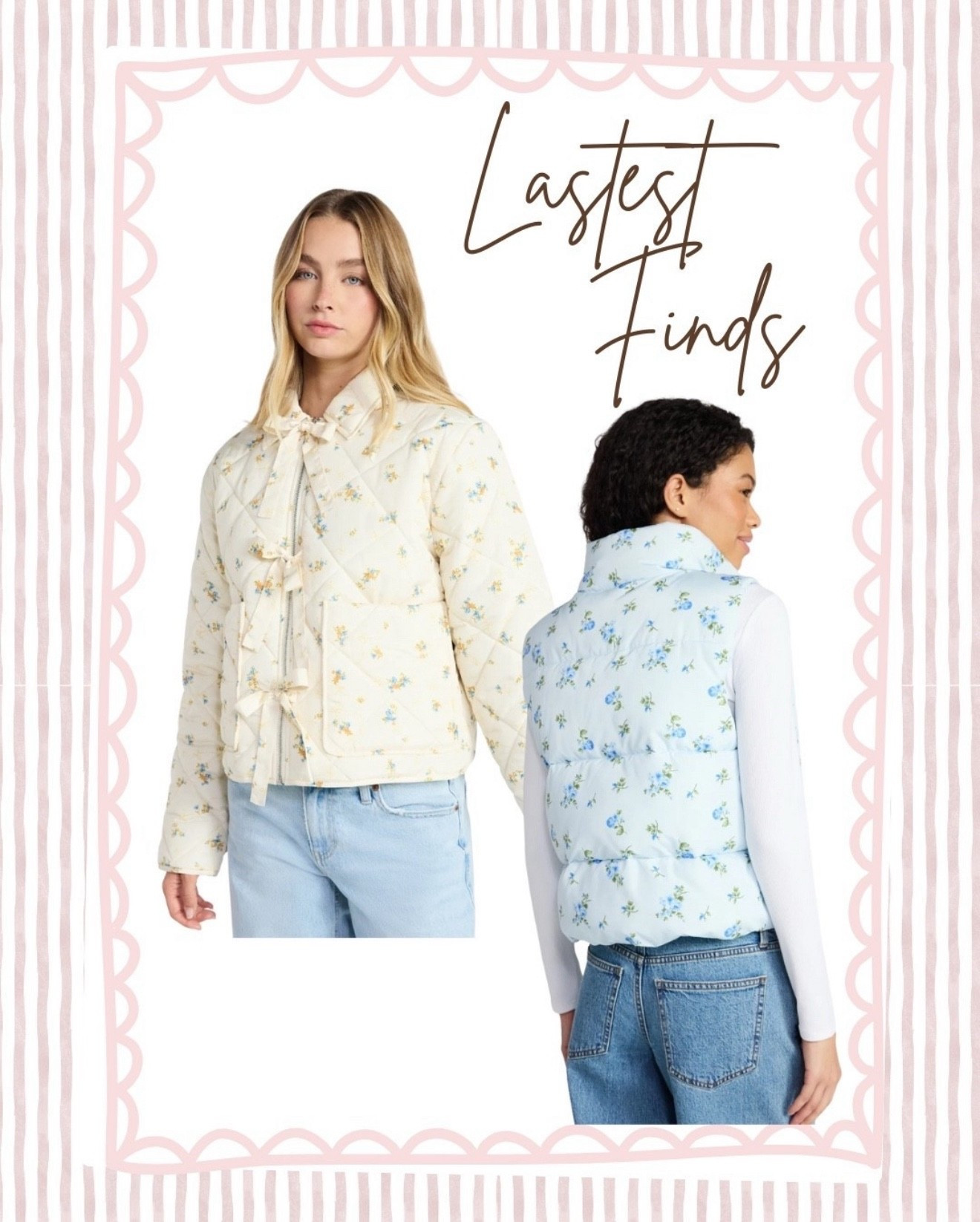 Restocked- loveshsck fancy inspired floral puffer vest 




Grab them now!





Walmart fashion 
Walmart finds 
Puffer jacket 
Winter outfit 
Spring outfit 
Preppy style 

#LTKSeasonal #LTKActive #LTKootd