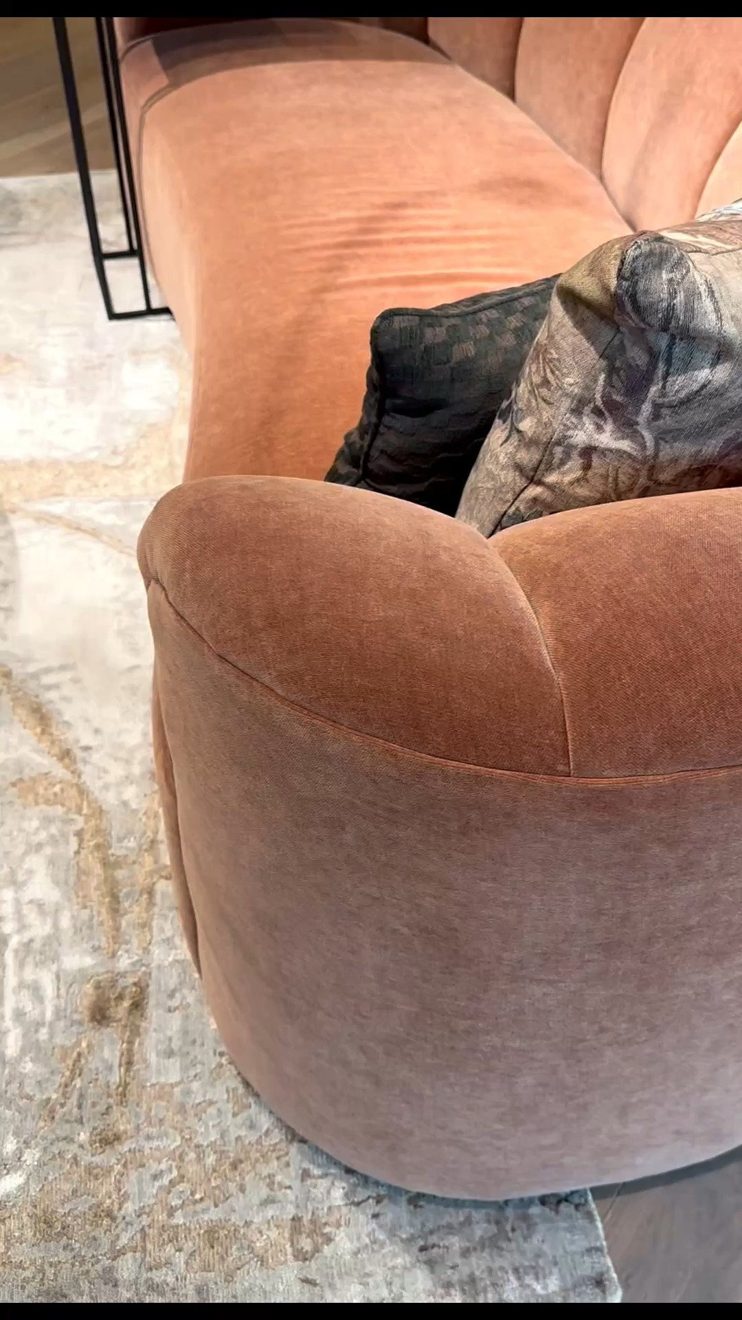 For the upcoming holiday season, I love the idea of bringing in a sculptural curved sofa like this. The vertical channel detailing gives it such a plush, inviting feel, while the soft curve keeps the silhouette elegant, streamlined, and sophisticated.

It’s also a very flexible piece to work with. In a larger living room, I’d place two facing each other to create an intimate conversation area for holiday cocktails and gatherings. In a smaller space, one can work beautifully in a corner or slightly away from the wall as extra seating while still feeling like a statement piece.

I especially love how the curve softens all the straight architectural lines in a room, while the vertical channels add texture and dimension. Cozy enough for the gathering season, yet still polished and modern.

Up to 50% off happening at our host now. Don’t miss out—it’s a great opportunity to save on pieces that stay timeless.

#CurvedSofa #Sofa #LivingRoom #LivingRoomFurniture #LivingRoomDesign #HolidayHosting #HolidayDecor #GatheringSeason #ExtraSeating #AccentSeating #InteriorDesign #HomeDecor

#LTKdayinmylife #LTKHome #LTKSaleAlert