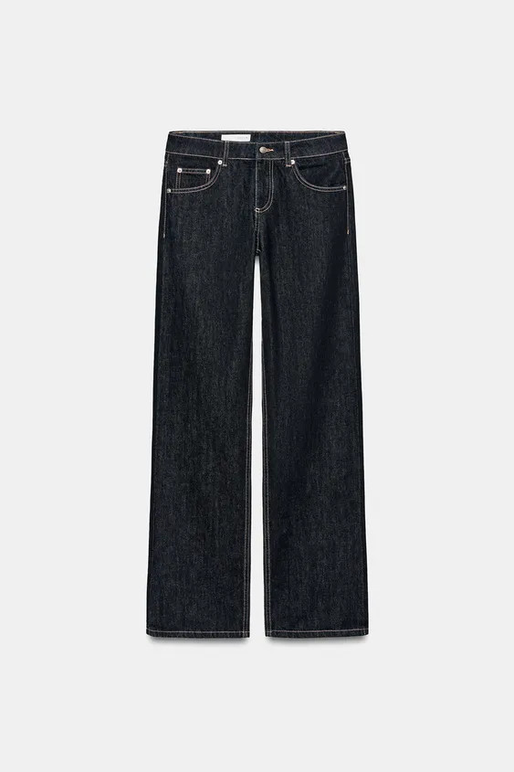 TRF WIDE LEG JEANS MIT NIEDRIGER LEIBH\u00d6HE | Zara DE